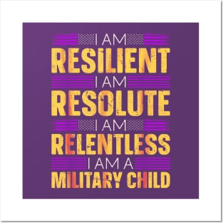 I am a military kid Posters and Art